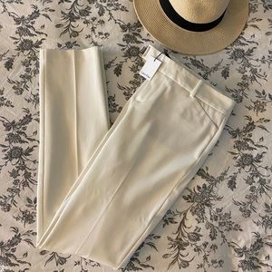 Cream Calvin Klein trousers